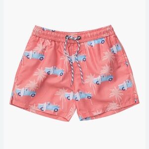 Snapper Rock Boys Sunset Cruising Volley Board Shorts Trunks Coral Size 8